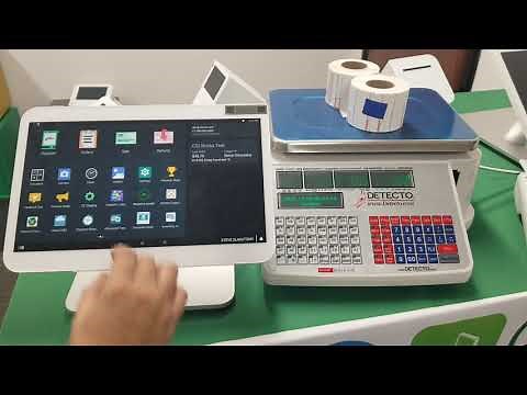Weight Embedded barcode Parser and Detecto DL1030 scale on Clover station pro