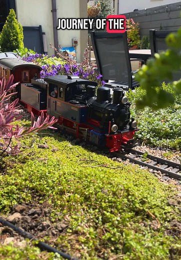Getting the garden railway ready for the 2025 season! . . #trains #modelrailway #modelrailroad #modeltrains #backyard #gscale #gardenrailway #gardenrailroad