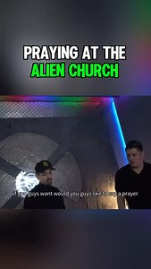 Before I left the alien church we joined together in prayer to Jesus ✝️ | Youwontbelievemeofficial