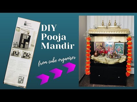 How to make DIY Pooja Mandir | Pooja temple in USA