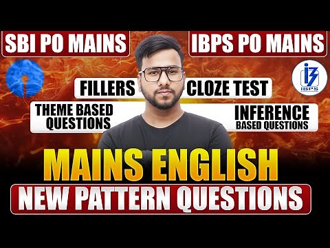 🔥Mains English New Pattern Questions 🔥| SBI PO Mains 2025 | IBPS PO MAINS 2025 | Varun Chitra Sir