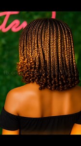 Medium box braids ending with soft curls — a radiant style that brings out natural warmth and confidence. ✨ #boxbraids | Stylist Studio