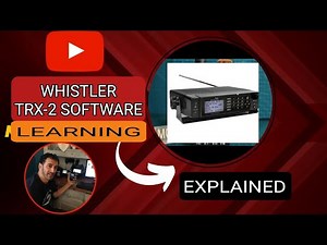 WHISTLER TRX1 - 2 BEGINNERS LEARNING SCANNER SOFTWARE , FREQUENCIES SCANLISTS /IMPORTING EXPORTING