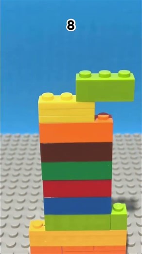 Lego Block Tower Gameplay #lego #stopmotion #trending
