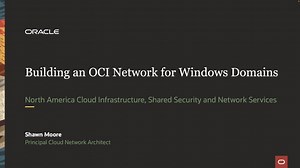 Building an OCI Network for Windows Domains