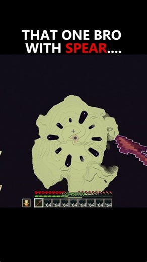 That One Bro After Crafting Spear.... #minecraft