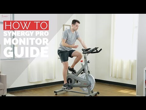 How To: Synergy Pro Magnetic Bike SF-B1851 Monitor Guide