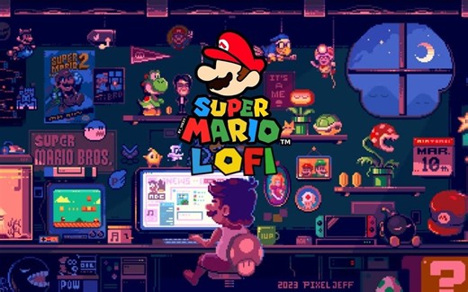 𝐏𝐥𝐚𝐲𝐥𝐢𝐬𝐭｜LoFi 你打开红白机做了一个梦 在任天堂马力欧的Lofi音乐中畅游两小时闲暇时光