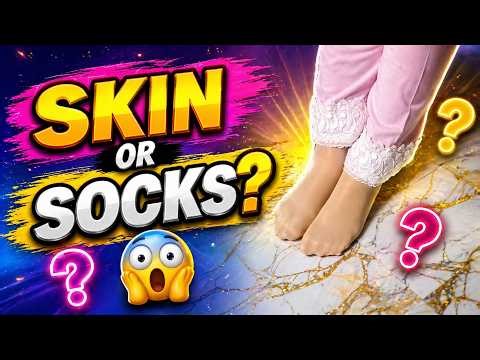 Skin Socks 😳 Real Skin Ya Socks Full Review & Try On l ShamsaKanwalDhillon