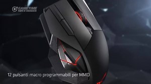 ROG Spatha è il nuovo mouse top di gamma ASUS creato per i videogiocatori. Ha due modalità di funzionamento, con filo e wireless, sensore laser da 8200 dpi, switch intercambiabili, 12 pulsanti macro programmabili e memoria flash integrata. Sviluppato con la collaborazione di gamer professionisti, per offrire il massimo delle prestazioni! | GameTime