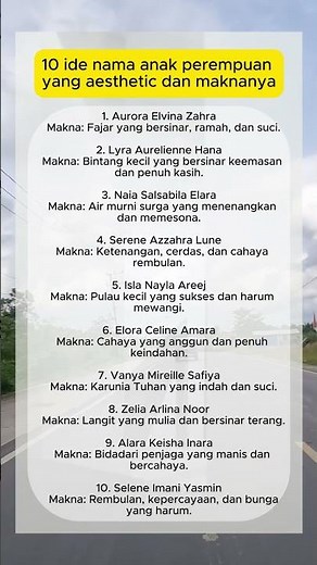 10 ide nama anak perempuan yang aesthetic dan maknanya