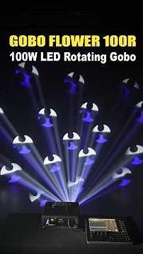 100W ROTATING GOBO FLOWER PROJECTOR #stagelighting#led beam effect#nightclublighting#dj lighting