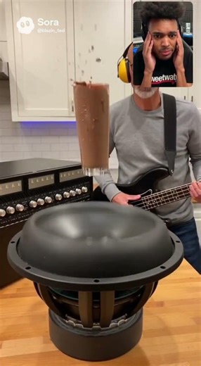 When the Bass Drop Hits TOO Hard! 🎸🥛💥