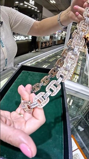 MOST EXPENSIVE Diamond Chain on YouTube? | 1 Million Dollars 😳 #shorts #jewelry