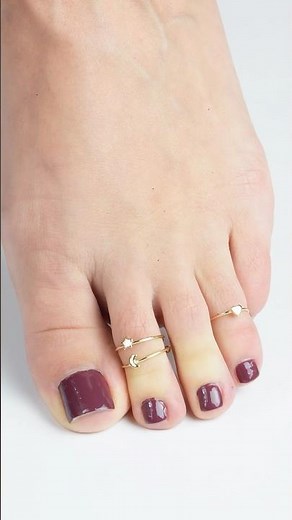 Thin Toe Ring Try On! ✨👣