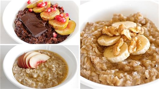 3 Healthy Oatmeal Porridge Recipes