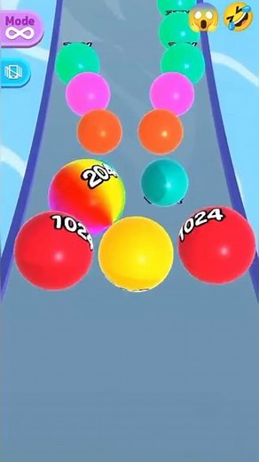 Ball Run Gameplay Shorts | Crazy Levels & New upload impossible levels 😱