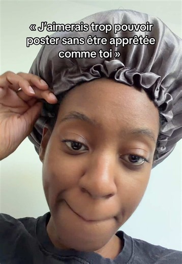 quand je suis apprêtée je te jure ça perce jamais je sais si l’algorithme est misogyne ou quoi mais il aime trop quand je suis négligée