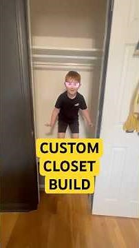 Custom Closet Redesign #diy #roommakeover #remodeling