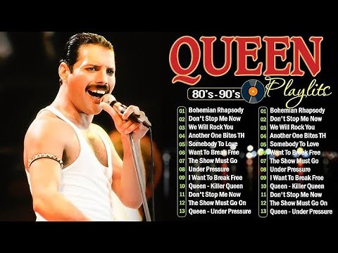 QUEEN- Greatest Hits Full Album - Best Songs Of Queen Playlist 2025