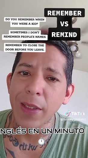 REMEMBER VS REMIND: A Quick Guide to English Verbs