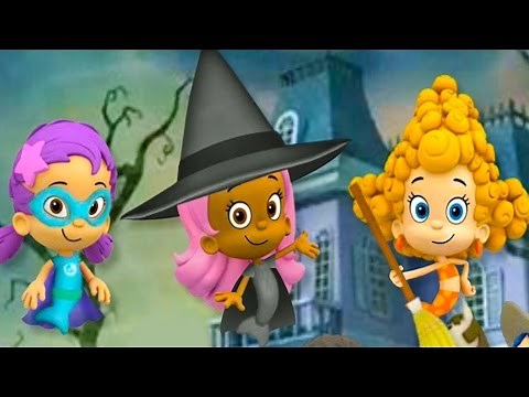 Oona and Molly with Deema on Halloween Games Nick Jr