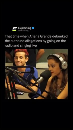 Explaining on Instagram: "Ariana Grande has built a career defined by vocal precision, range, and consistency in an era dominated by studio production. From her early days on television to becoming one of pop’s most recognizable voices, her talent has always been rooted in technical skill rather than image alone. Critics and fans alike often point to her control and tone as rare standouts in modern pop. What separates Ariana is how effortlessly she performs live. Whether on radio shows, award st