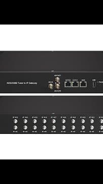 24 Tuner FTA Satellite Receiver IRD dvb c DVB S DVB T ISDB TATSC Tuner to IP Gateway Hotel IPTV TV