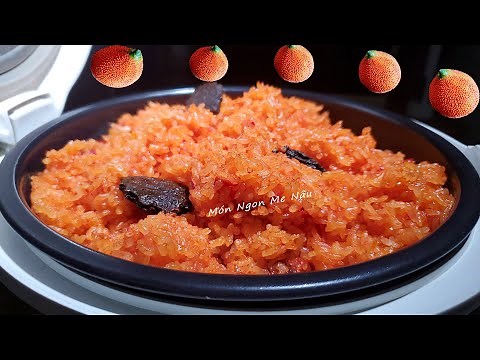 Cách Nấu Xôi Gấc Bằng Nồi Cơm Điện Ăn Ngon Món Ngon Mẹ Nấu