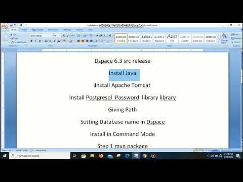 2. Installation of Dspace 6.3 in Windows 10 Operating System