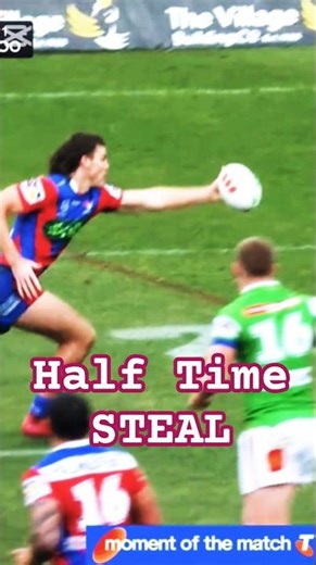 “Hunt on the Buzzer! Fletcher Hunt’s Half‑Time Intercept Levels the Scores | Raiders vs Knights”#nrl