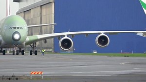 4.4K views · 102 reactions | WATCH: Yesterday, the penultimate Airbus A380 (MSN271, to be A6-EVR) did an RTO (reject takeoff) test at Toulouse, France. We also see a glimpse of the last Airbus A380 (MSN272) in the video.  Eurospot - Twitter | Aviation Updates Philippines | Facebook