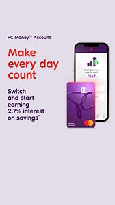 Your savings should work as hard as you do. Sign up in minutes and fast track to your goals today with the no monthly fee PC Money™ Account. | President's Choice Financial