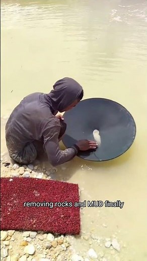 He Found REAL GOLD Using This Simple Trick! You Won’t Believe the Last Step! #goldpanning
