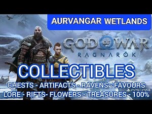God of War Ragnarök | Aurvangar Wetlands All Collectible Locations (Ravens, Lore, Chests, etc.) 100%