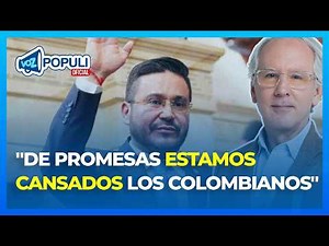 "The opportunity we had to choose an independent comptroller was squandered": Álvaro Forero
