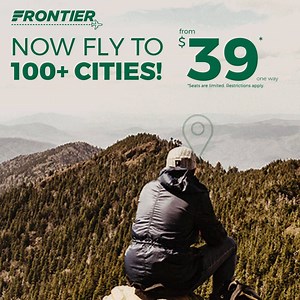 178 reactions · 35 shares | Pack your bags! Fly to 100+ cities with Frontier Airlines! | Frontier Airlines | Facebook