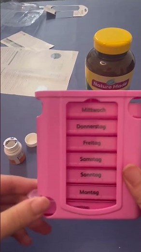 Weekly 7 Days Stackable Pill Organizer