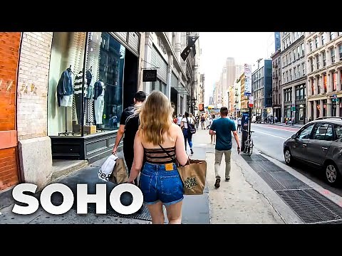 ⁴ᴷ⁶⁰ Walking NYC (Narrated) : SoHo, Manhattan (July 10, 2019)
