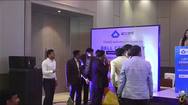 44K views · 742 reactions | The #NSEBell has rung in the celebration of the listing of Accent Microcell Limited on NSE Emerge today in Ahmedabad. #NSEIndia #NSEEmerge #listing #IPO #StockMarket #ShareMarket #AccentMicrocellLimited Ashishkumar Chauhan | NSE India | Facebook