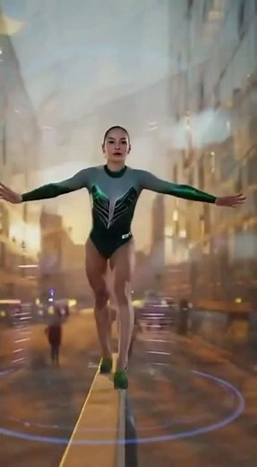 This Gymnastic Split is Pure Art 🦢✨ #Satisfying #gymnasticsplit #gymnasticsskills