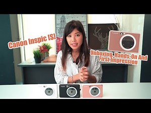 This camera redefines Instant Cameras! | Canon Inspic [S] unboxing, hands-on and first impressions