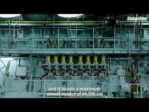 China debuts a powerful methanol dual-fuel engine