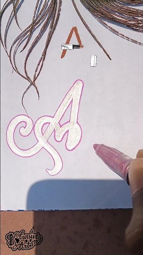 How to write A letter | Modern calligraphy