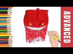 How to Draw Red Blaster Sea Beast |EASY Tutorial | FOR KIDS