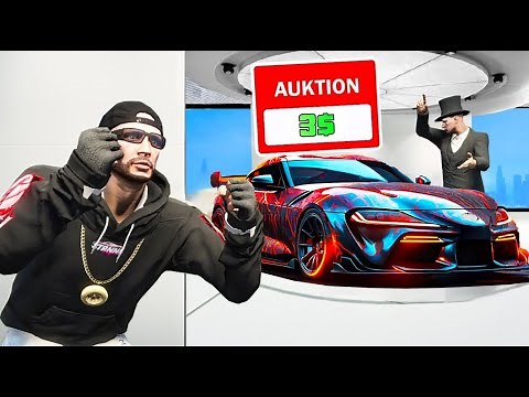 ich gehe zu einer MILLIONÄRS VERSTEIGERUNG in GTA 5!