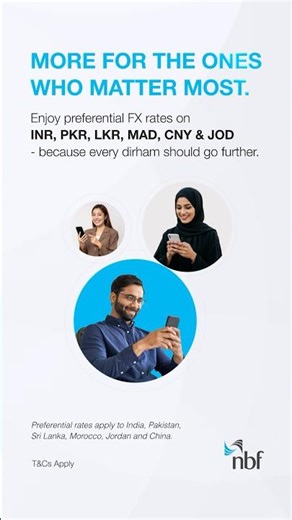 Enjoy preferential foreign exchange rates with NBF!