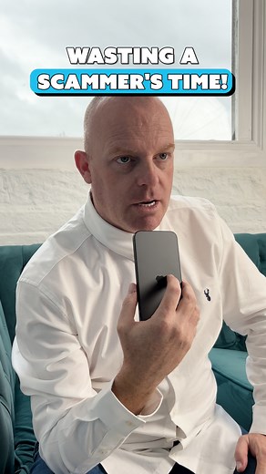 255K views · 4K reactions | Wasting Scammer's Time Prank 藍 | Tiny Tim's Adventures | Facebook