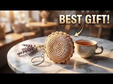 Crochet Biscuit Keychain: The Most Adorable Handmade Gift Idea EVER!
