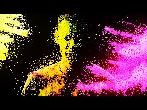 After Effects Tutorial - Particles Slideshow Animation in After Effects